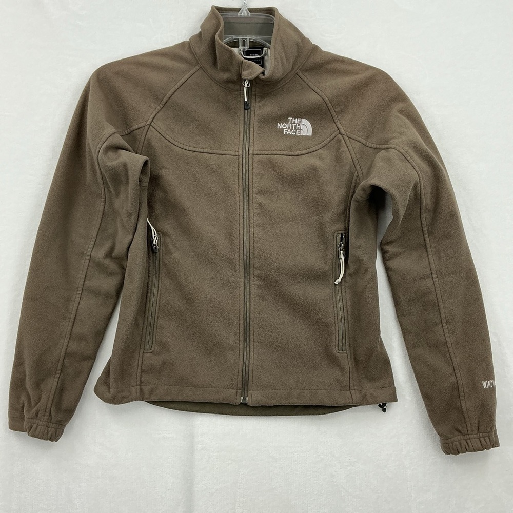 The North Face Tan and White Fleece Jacket 590